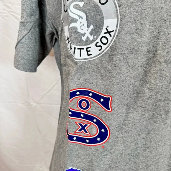 Mitchell & Ness City Collection SS Tee Chicago White Sox Gray Heather Size Large - Picture 5 of 12